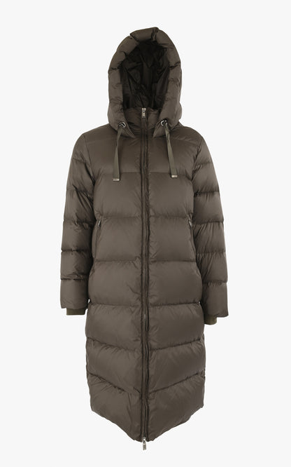 A &quot;MARLEEN COAT&quot; Kaki Saki 7/8 Doudoune Femme interior photo