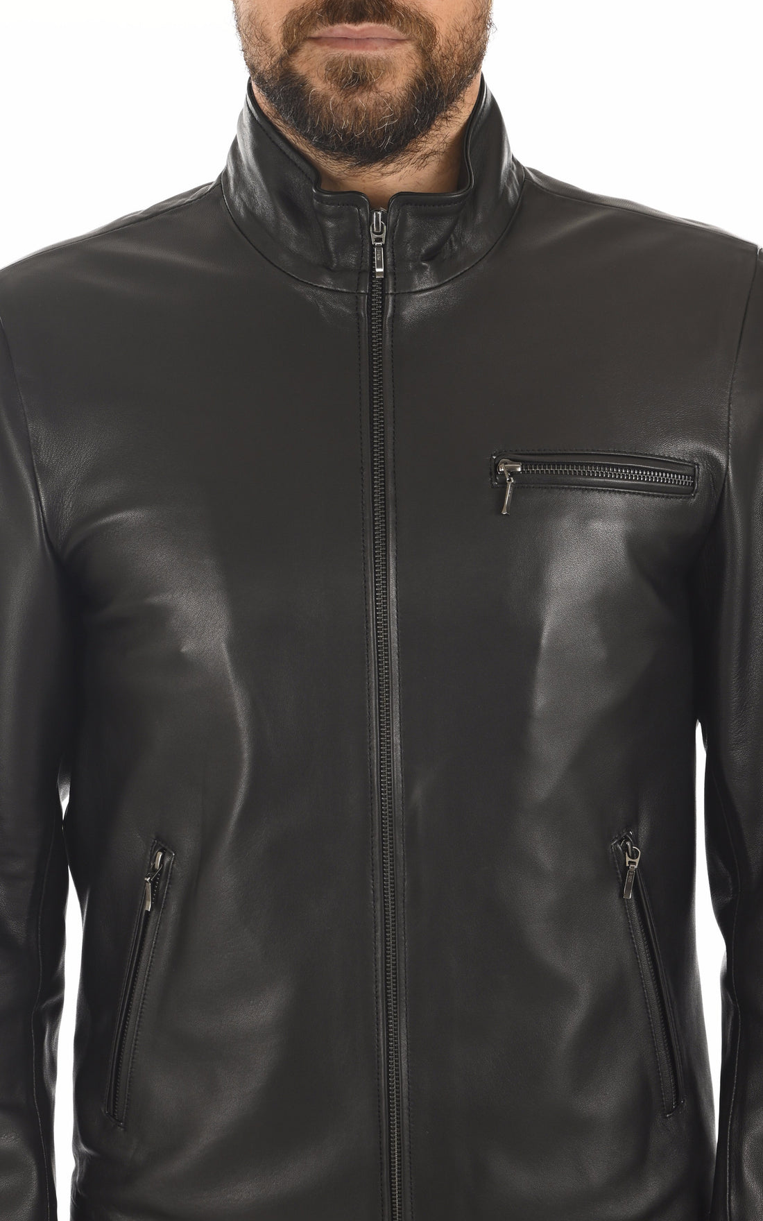 A &quot;TRENDY&quot; Noir La Canadienne Blouson Homme opened photo