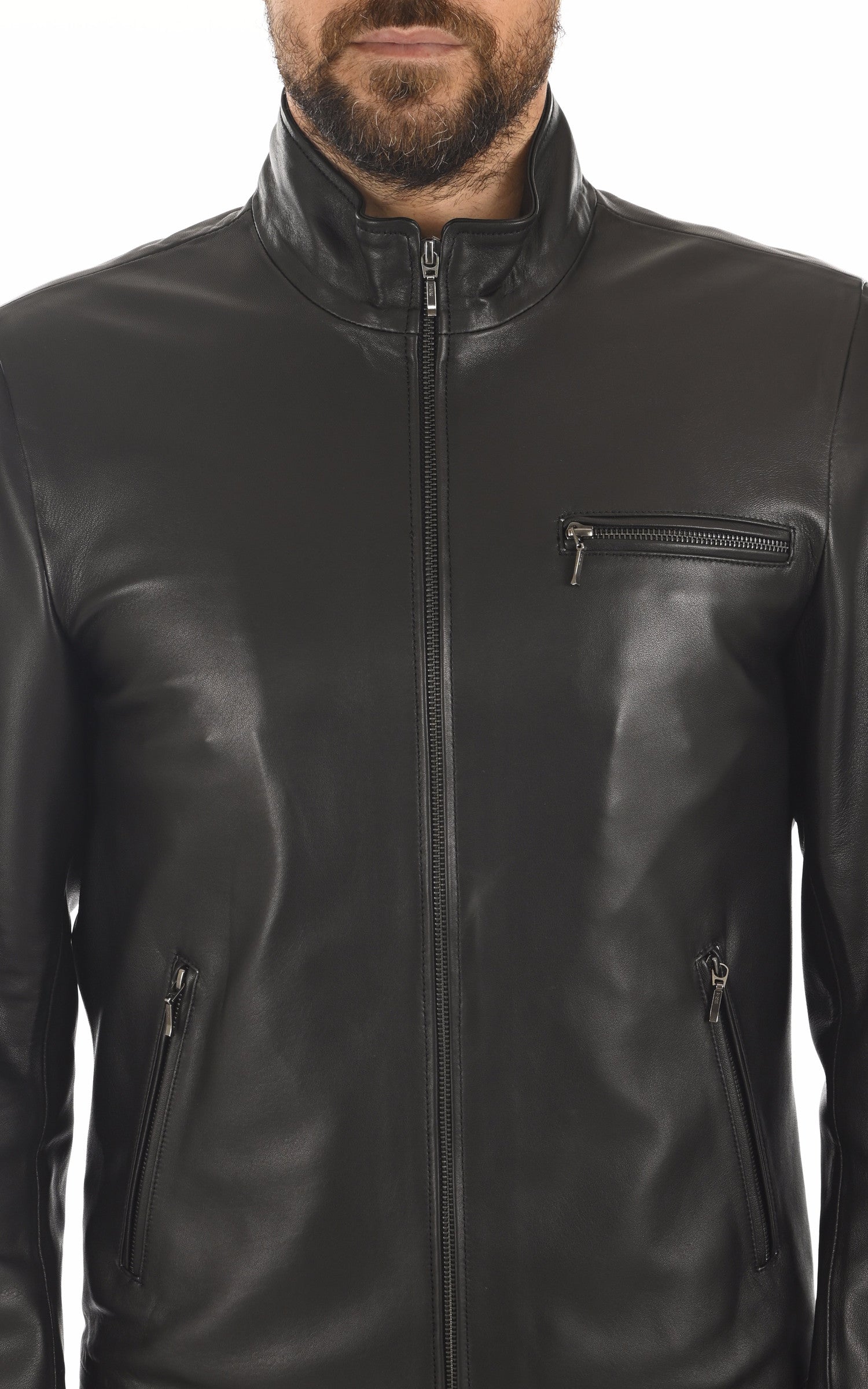 A &quot;TRENDY&quot; Noir La Canadienne Blouson Homme details photo