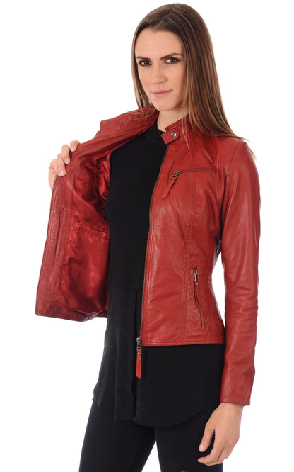 A &quot;P1401&quot; Rouge La Canadienne Blouson Femme interior photo