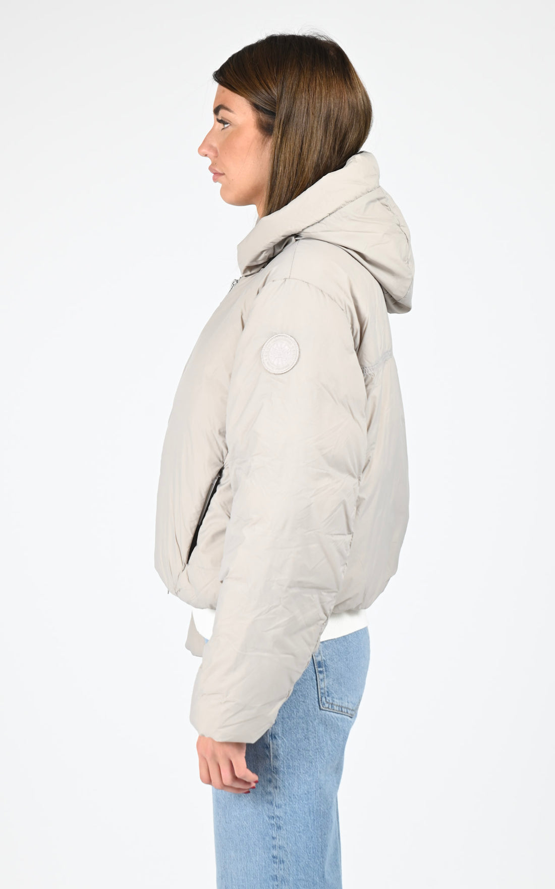 Veste à capuche Elba beige