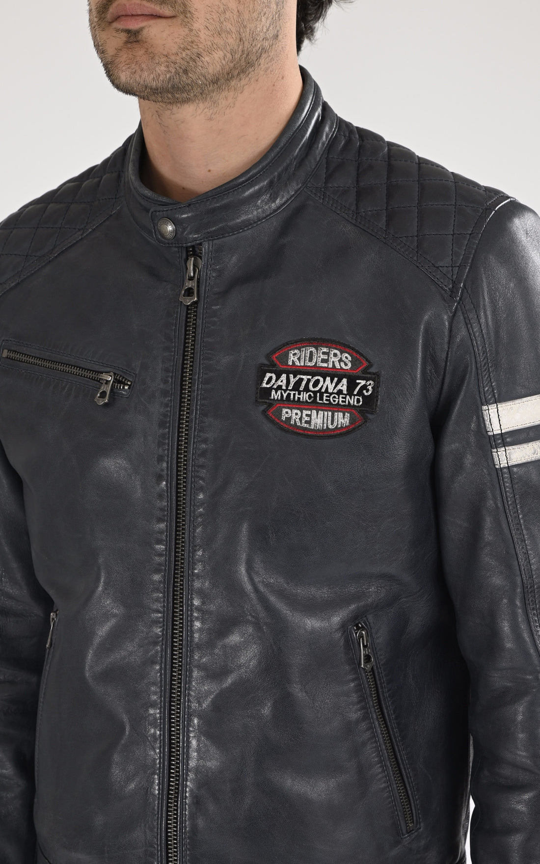 A &quot;SPENCER 104153&quot; Bleu Daytona 73 Blouson Homme opened photo