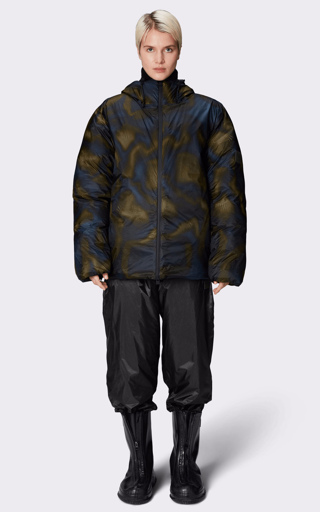 A &quot;17000 KEVO PUFFER&quot; Bleu Rains Blouson Mixte opened photo