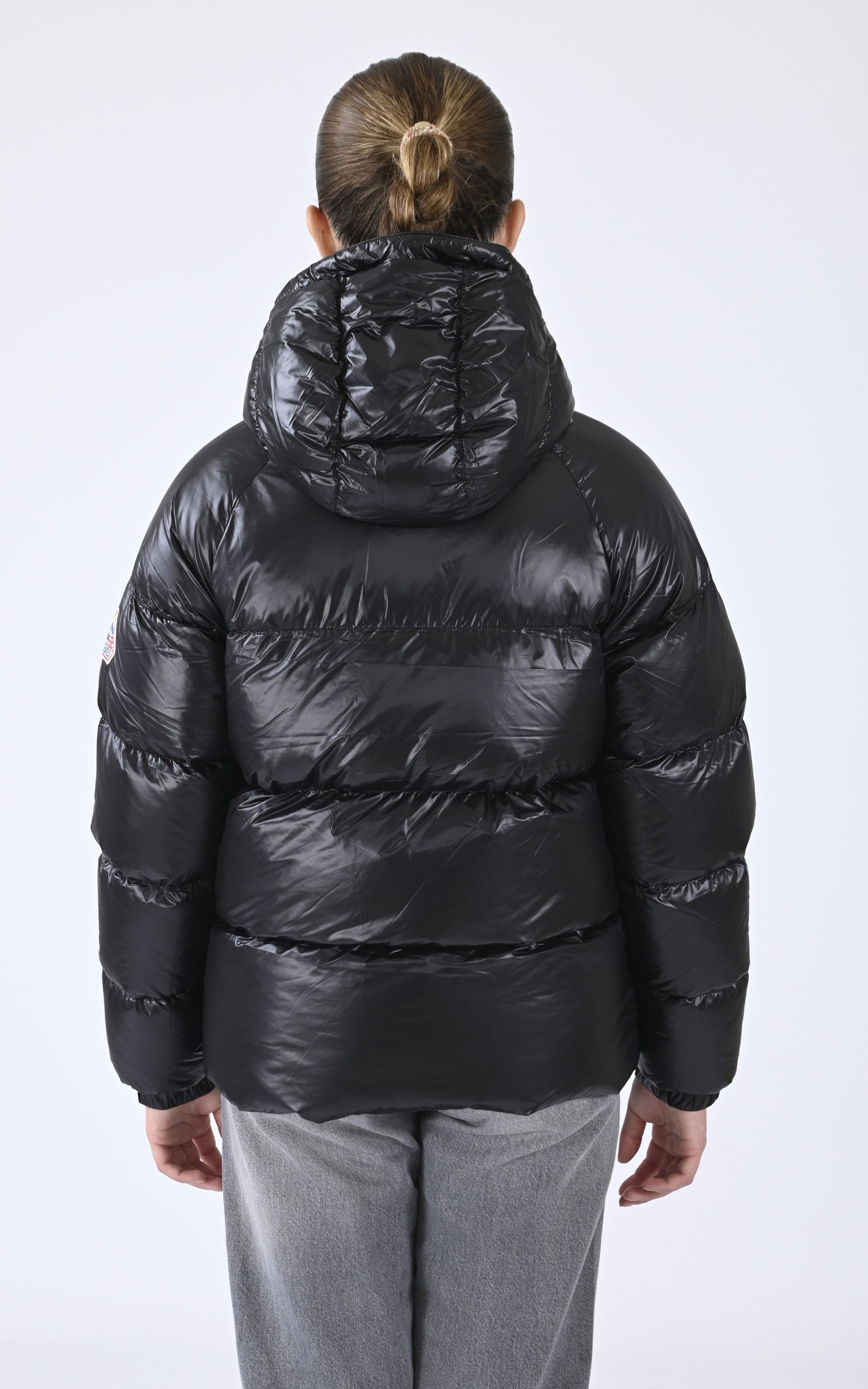 A &quot;STEN 4&quot; Noir Pyrenex Ves Doudoune Enfant back photo