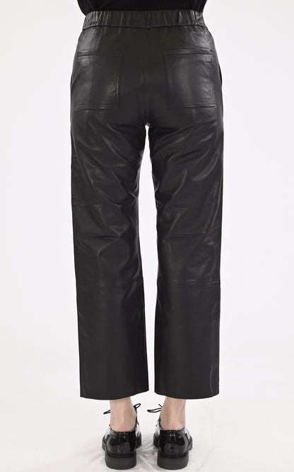 A &quot;SARA PANT&quot; Noir Serge Pariente Pantalon Femme back photo