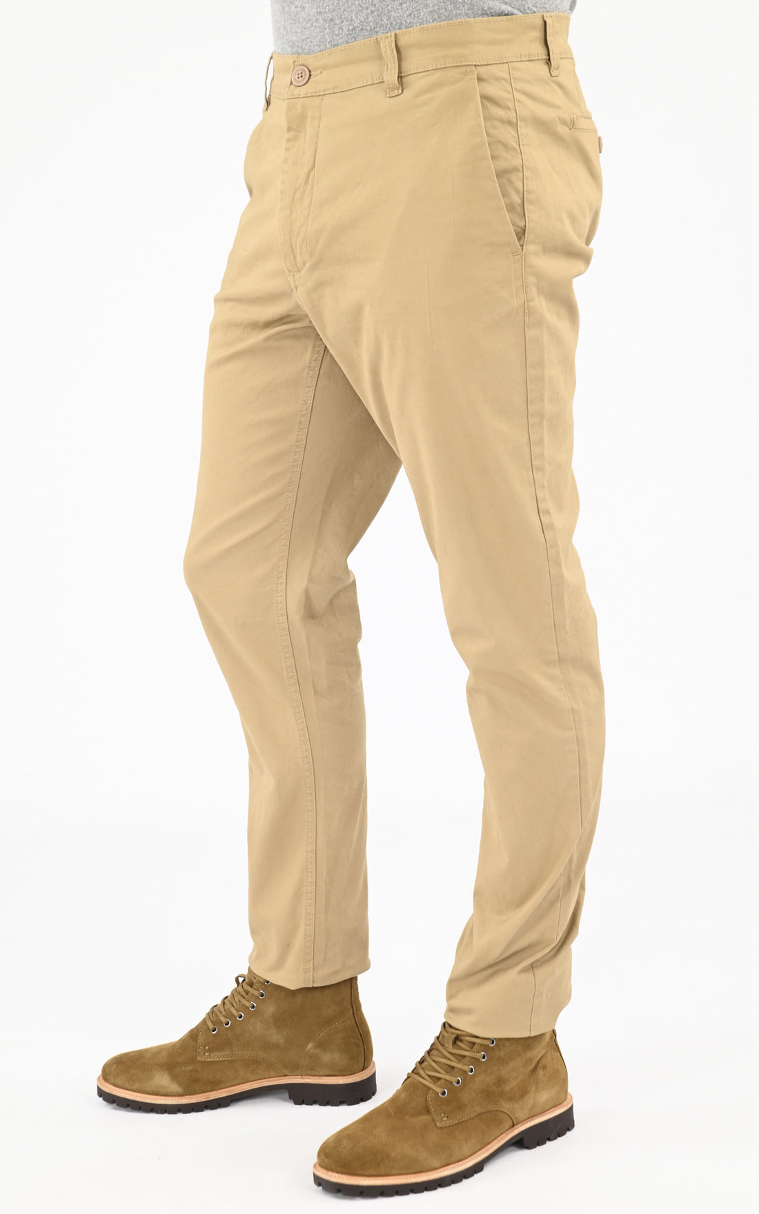 A &quot;CHINO BROKEN TWILL 102862&quot; Beige Daytona 73 Pantalon Homme opened photo