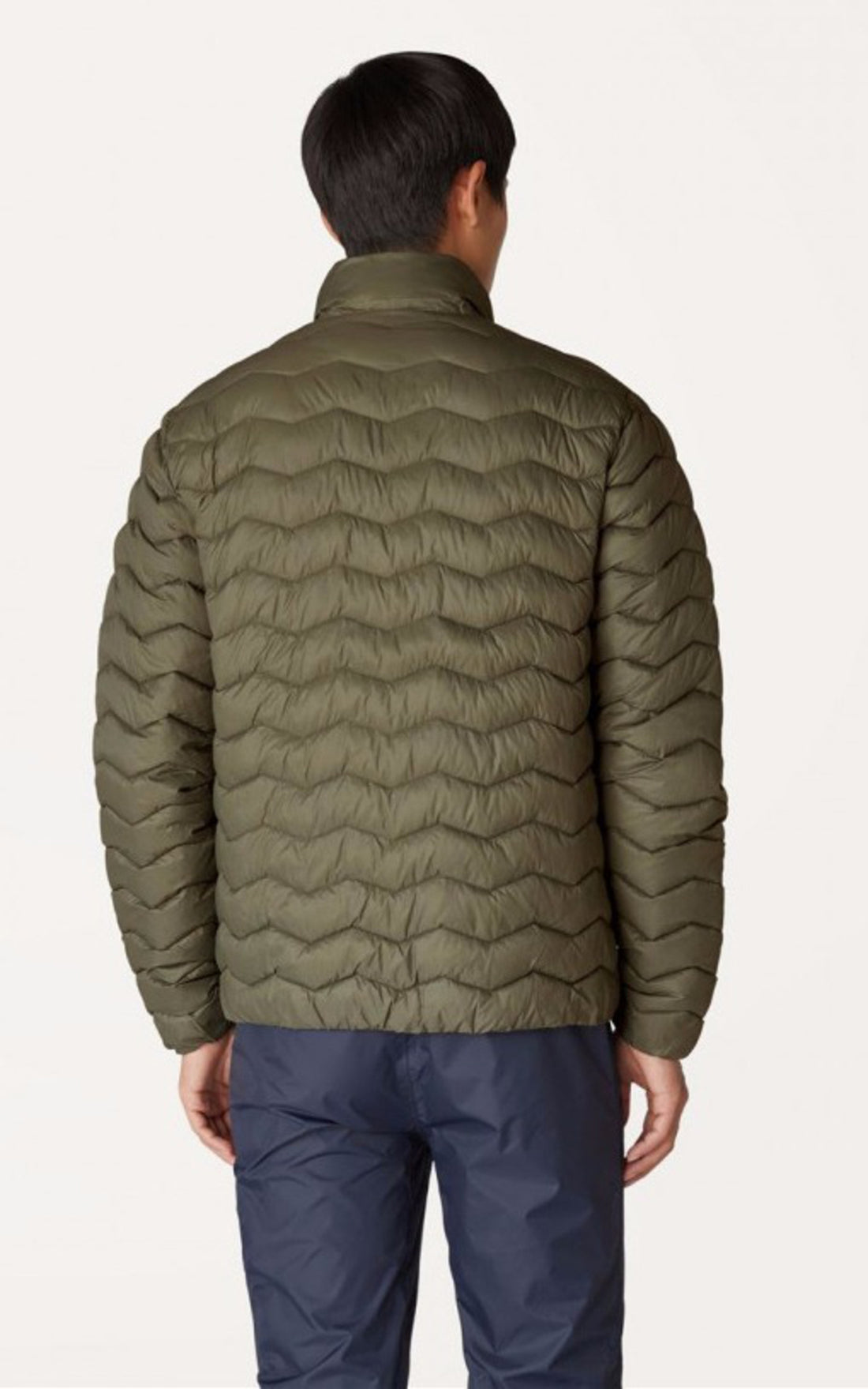 A &quot;VALENTINE ECO WARM K6115GW&quot; Kaki K-Way Blouson Homme opened photo