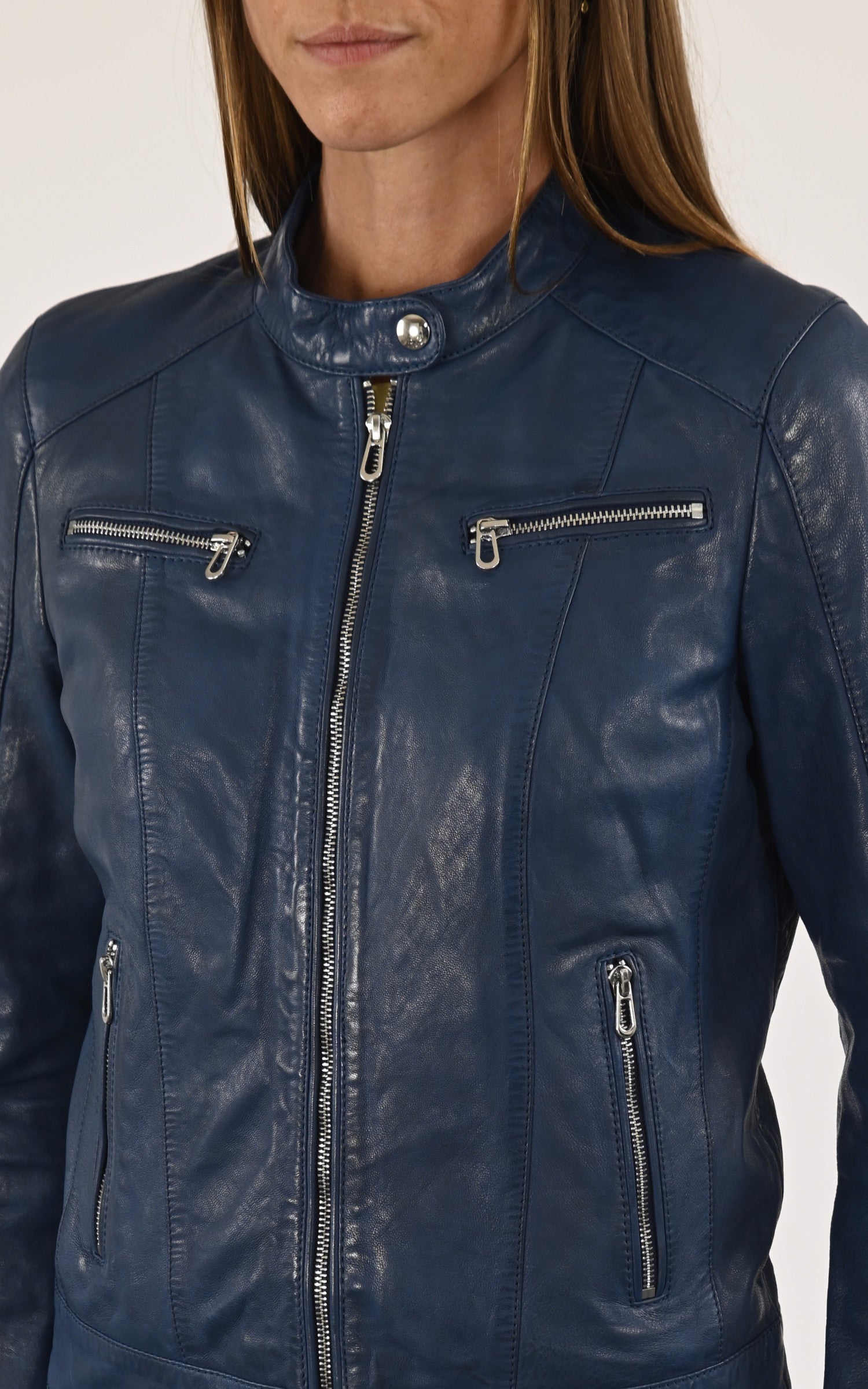 A &quot;JOLYA 102581&quot; Bleu Rose Garden Blouson Femme details photo