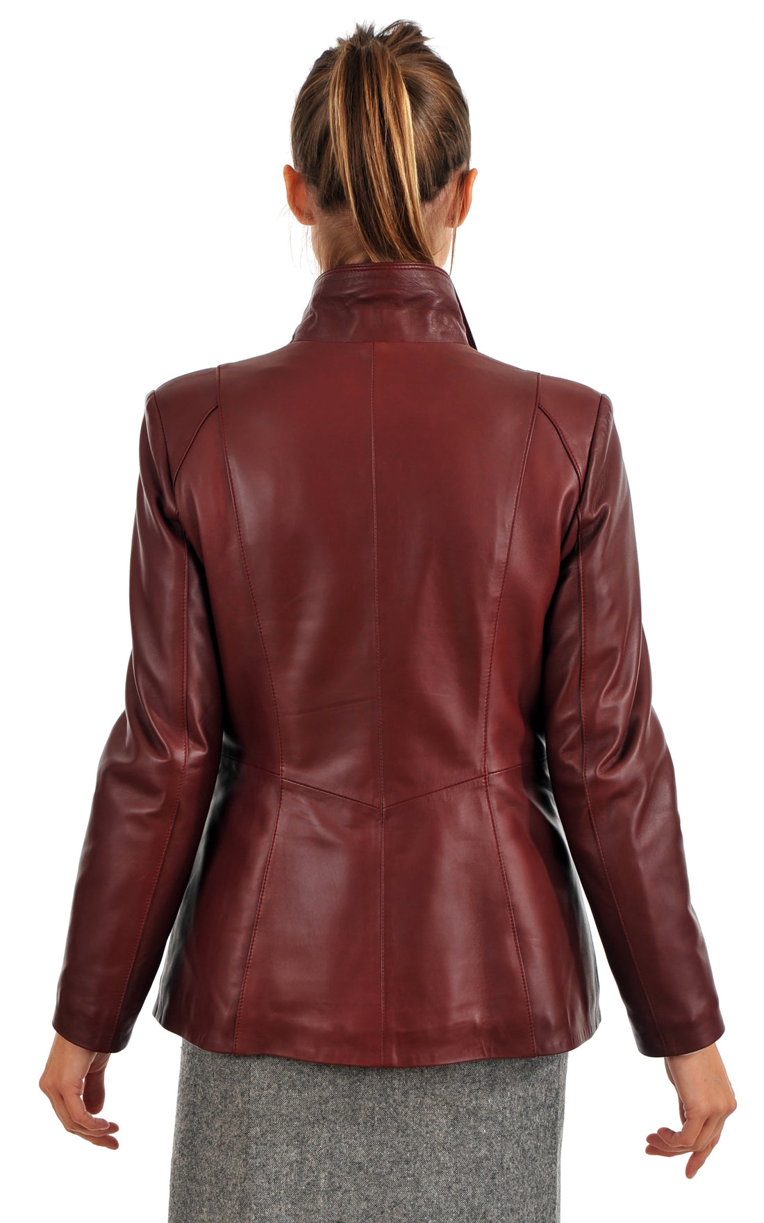 A &quot;MARINA&quot; Rouge La Canadienne Veste Femme opened photo