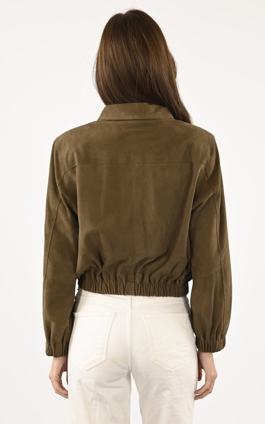 A &quot;CLOTILDE&quot; Kaki Serge Pariente Veste Femme opened photo