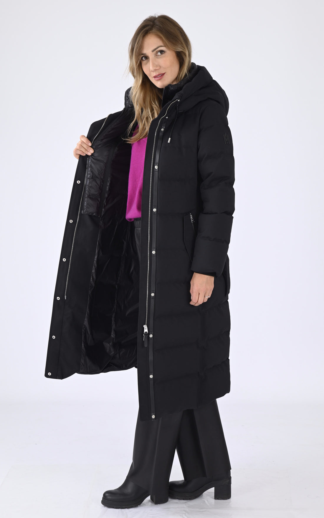 A &quot;SHYLA-NF&quot; Noir Mackage man_doudoune Femme opened photo