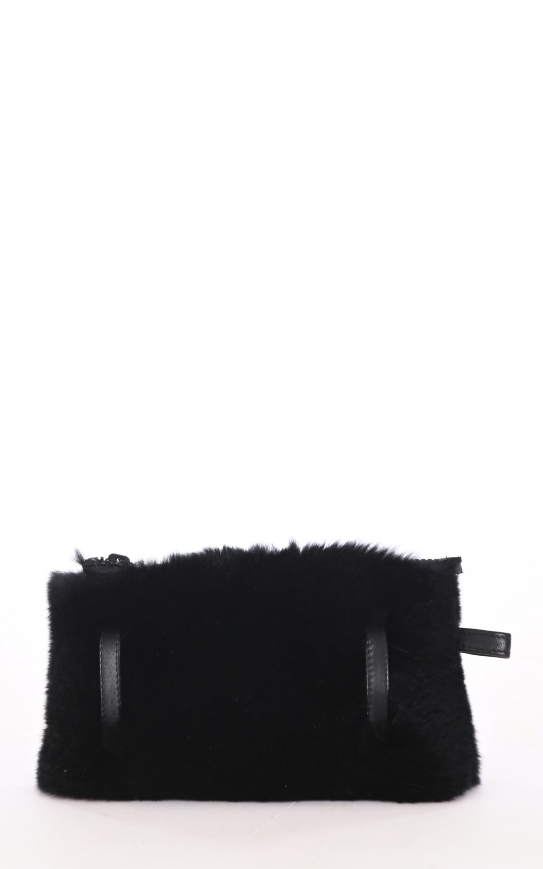 Sac Fourrure Accessoire Tsanikidis, modèle 4419 de couleur noir