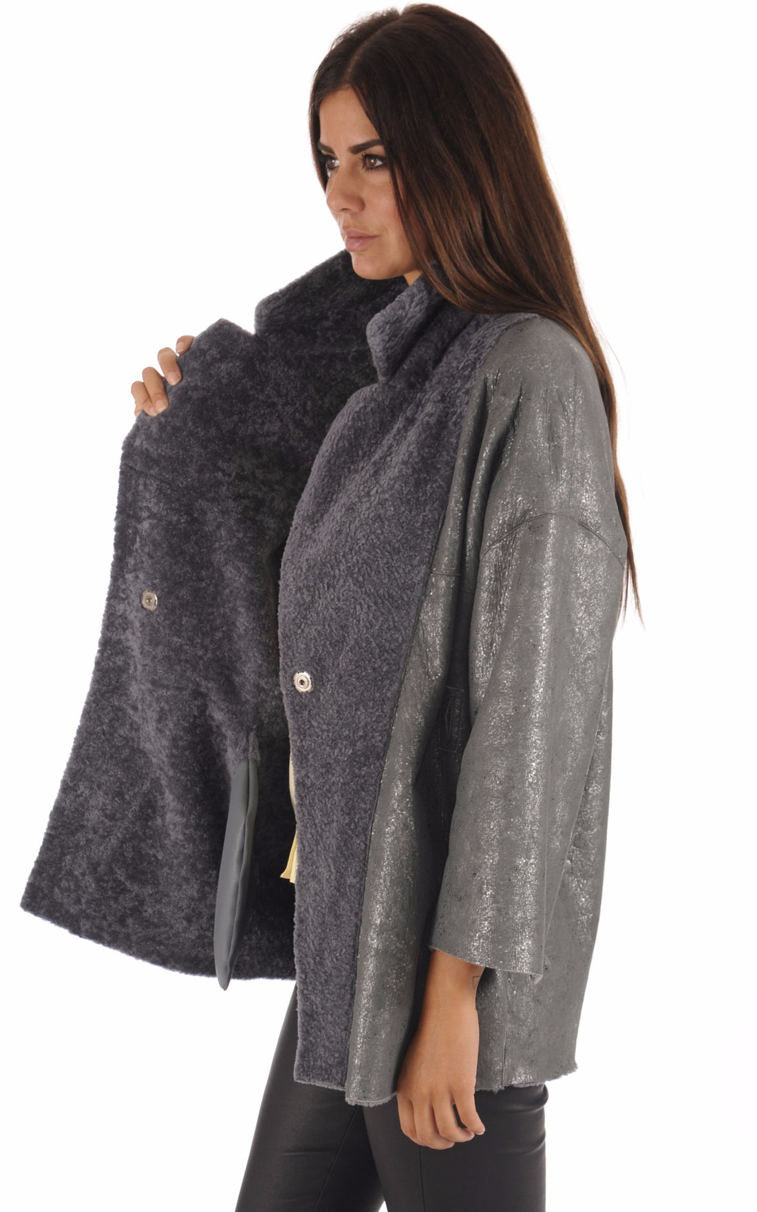 A &quot;MO161&quot; Gris Suprema 3/4 Femme closed photo