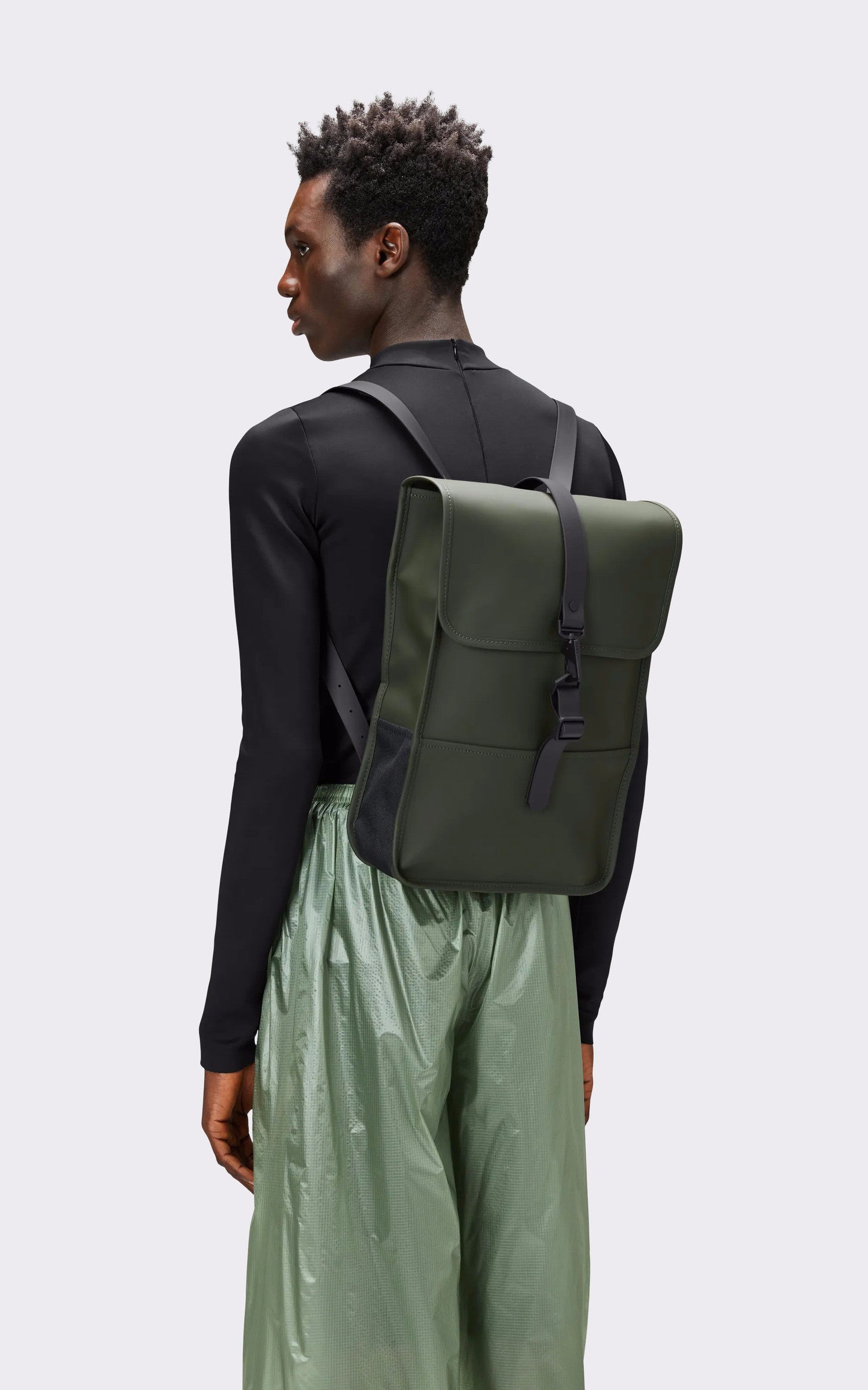A &quot;13020 BACK PACK MINI&quot; Vert Rains Sac A Dos Mixte opened photo