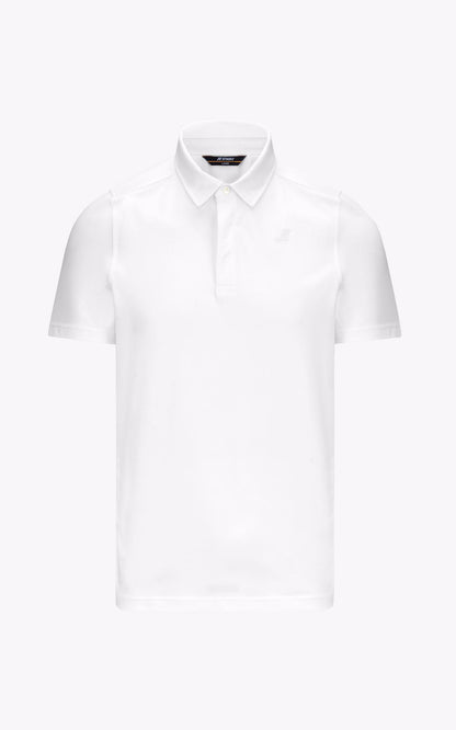 A &quot;VINCELLE K61419W&quot; Blanc K-Way Polo Homme details photo