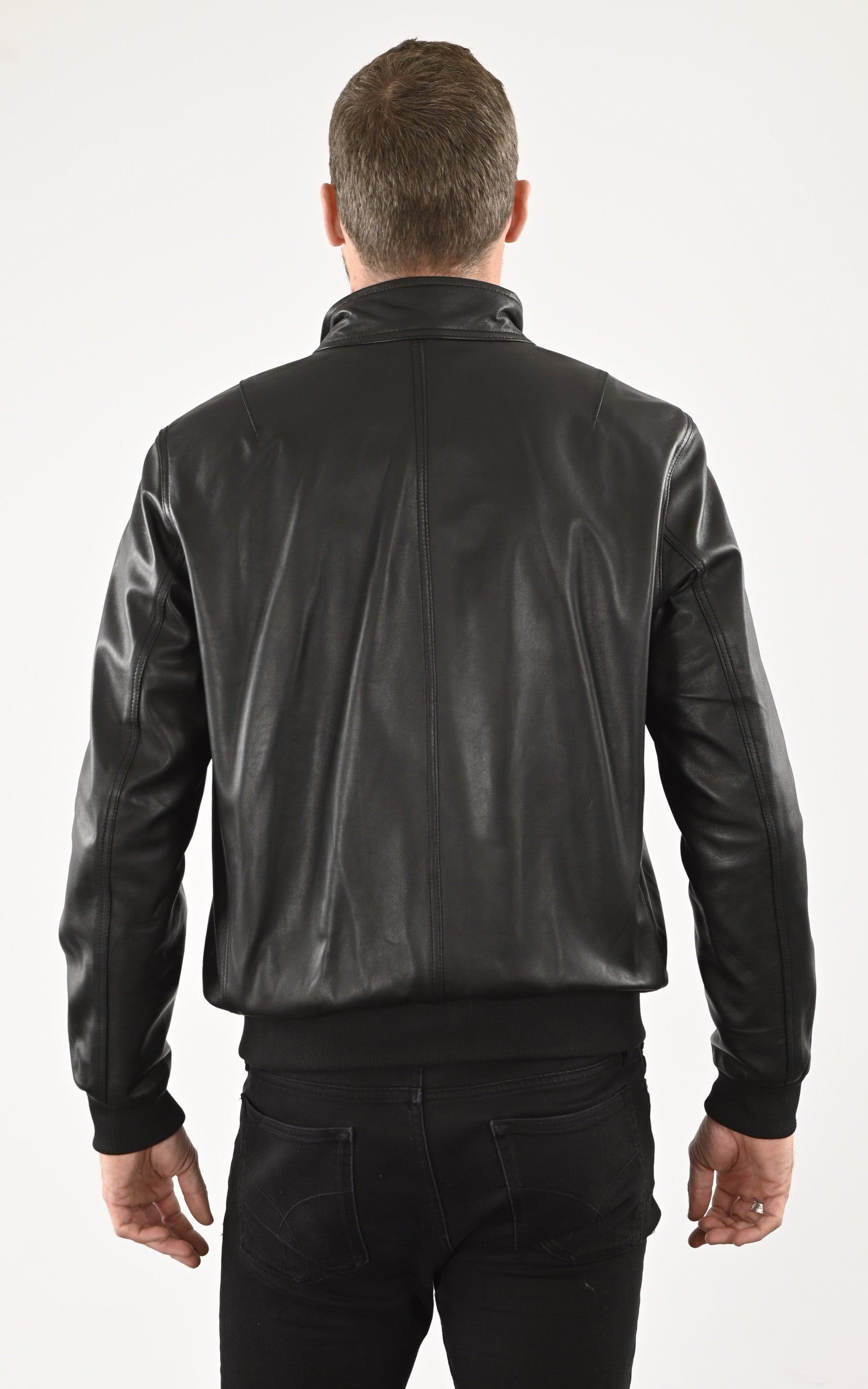 A &quot;EXPO&quot; Noir Serge Pariente Blouson Homme back photo