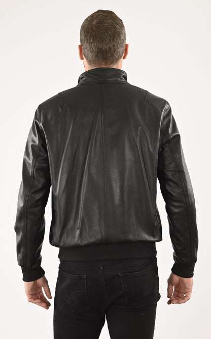 A &quot;EXPO&quot; Noir Serge Pariente Blouson Homme back photo