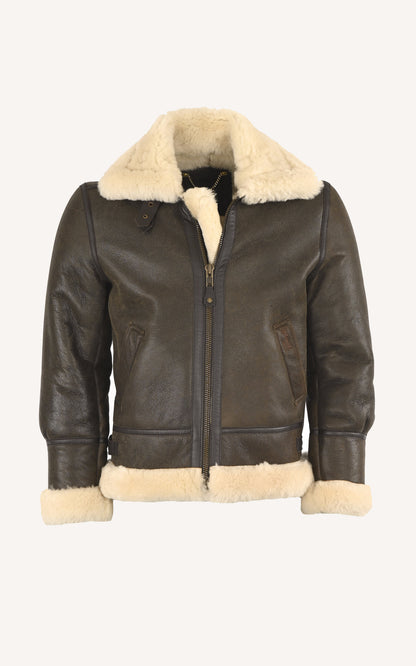 A &quot;LC1259&quot; Marron Schott Bombardier Homme back photo