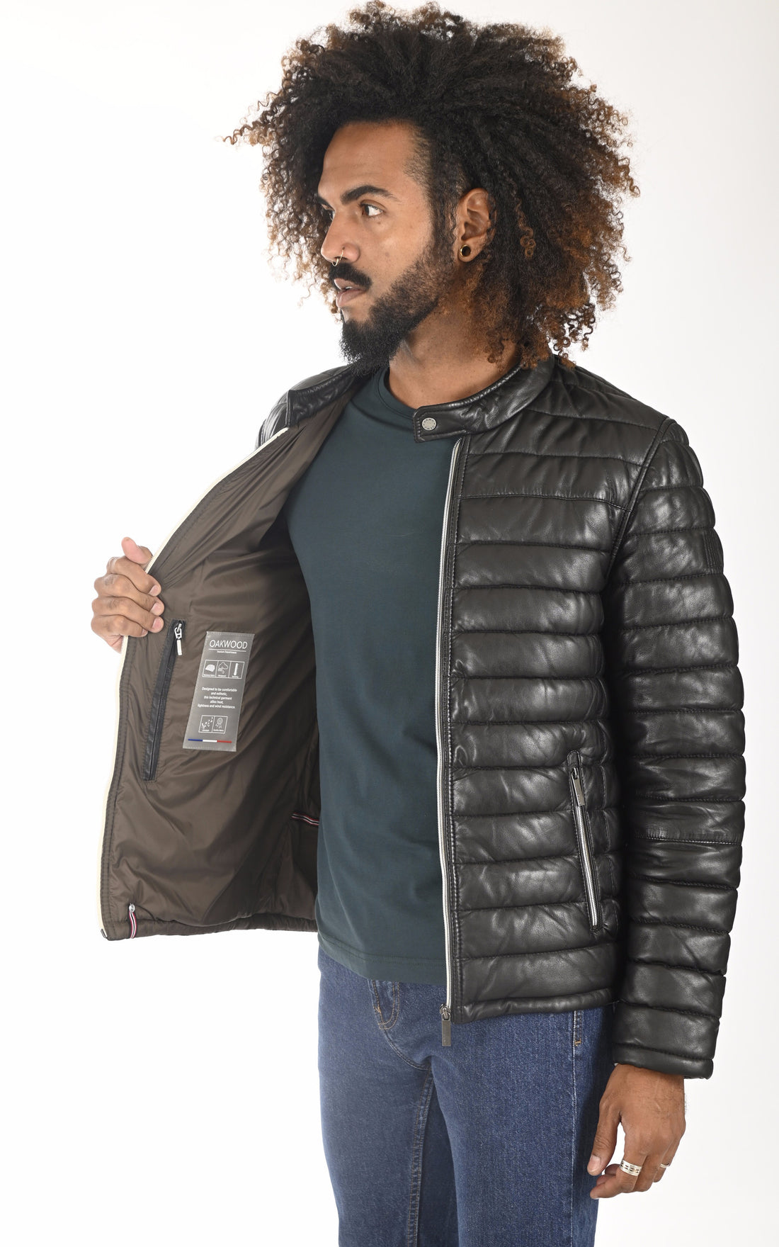 A &quot;JULIEN&quot; Noir Oakwood Bl Doudoune Homme closed photo