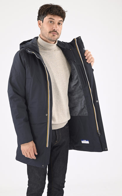 A &quot;JARNO TWILL MARMOTTA K8133FW&quot; Bleu Marine K-Way 3/4 Homme interior photo