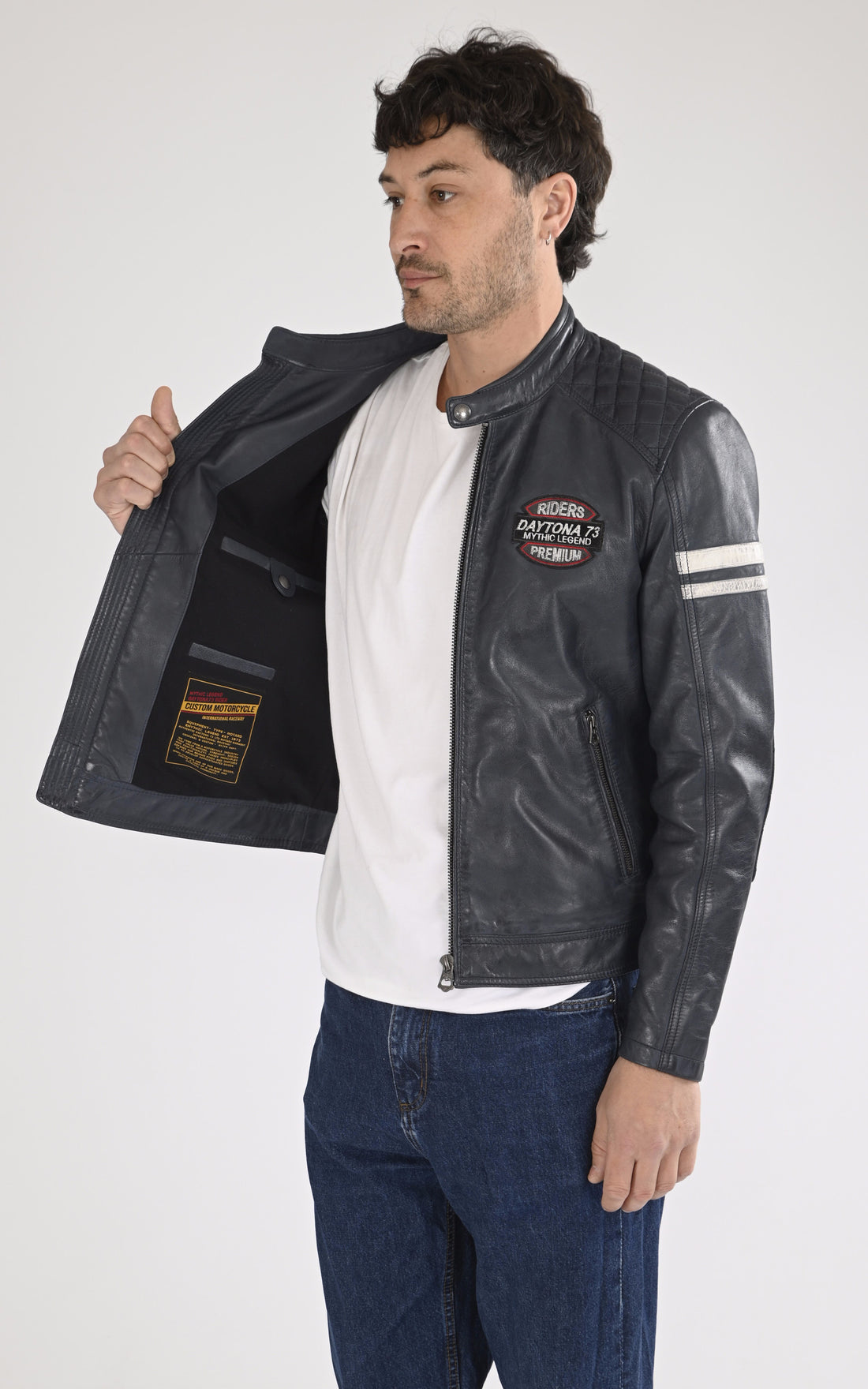A &quot;SPENCER 104153&quot; Bleu Daytona 73 Blouson Homme opened photo