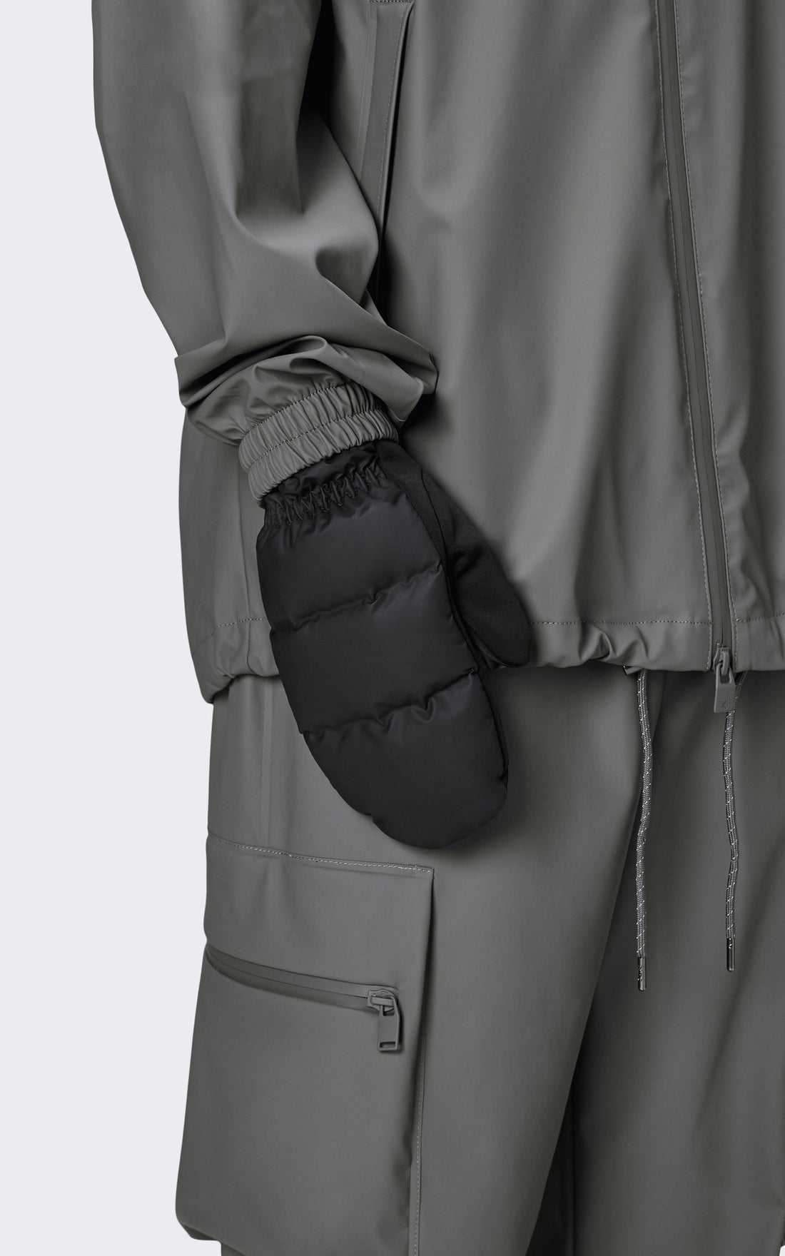 A &quot;16080 LOHJA PUFFER W1T2&quot; Noir Rains mouffles Mixte opened photo
