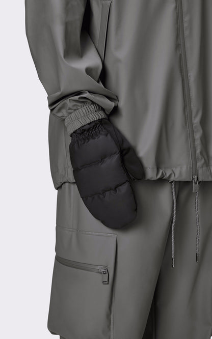 A &quot;16080 LOHJA PUFFER W1T2&quot; Noir Rains mouffles Mixte back photo