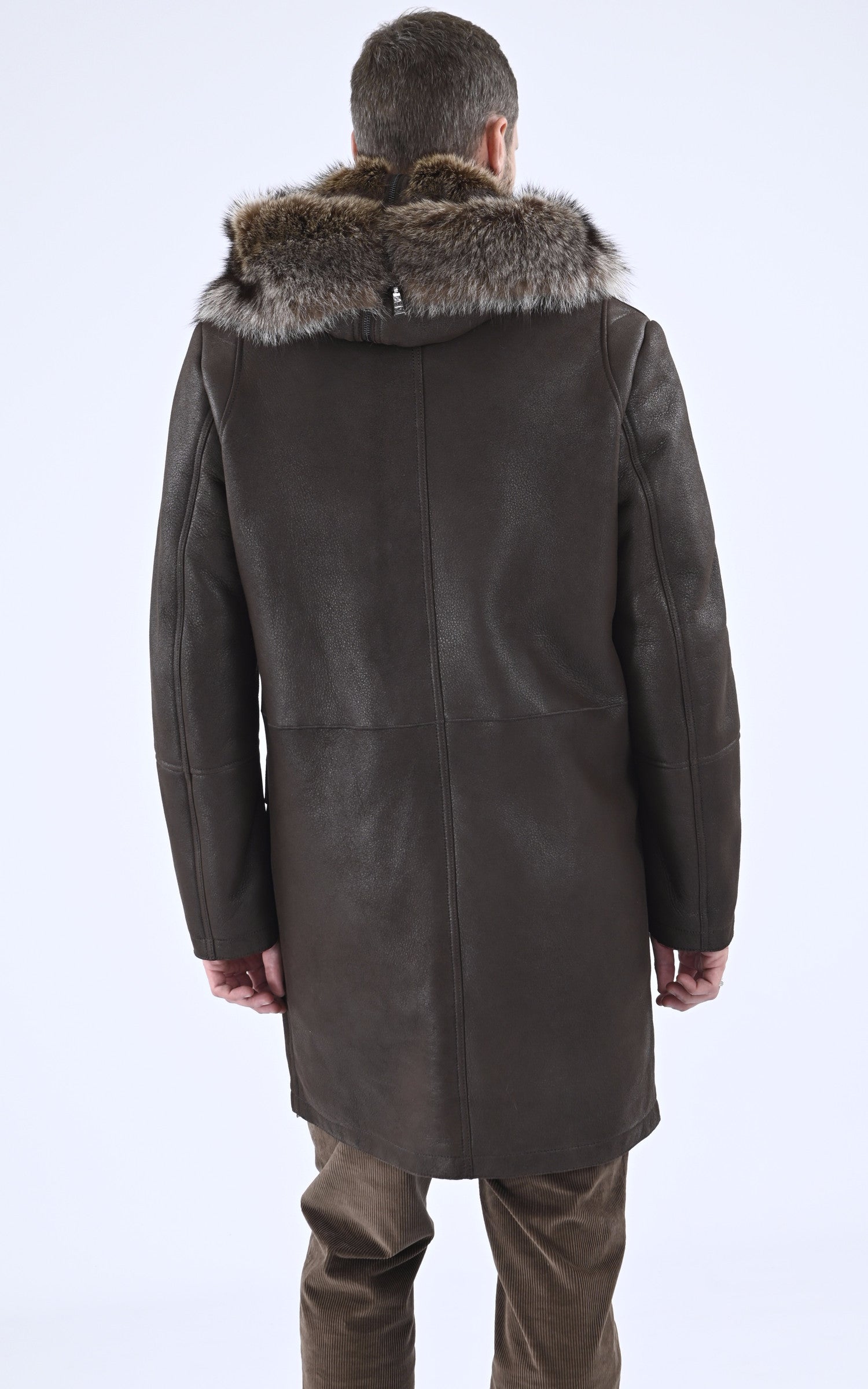 A &quot;GIL&quot; Marron Levinsky 3/4 Homme back photo 4