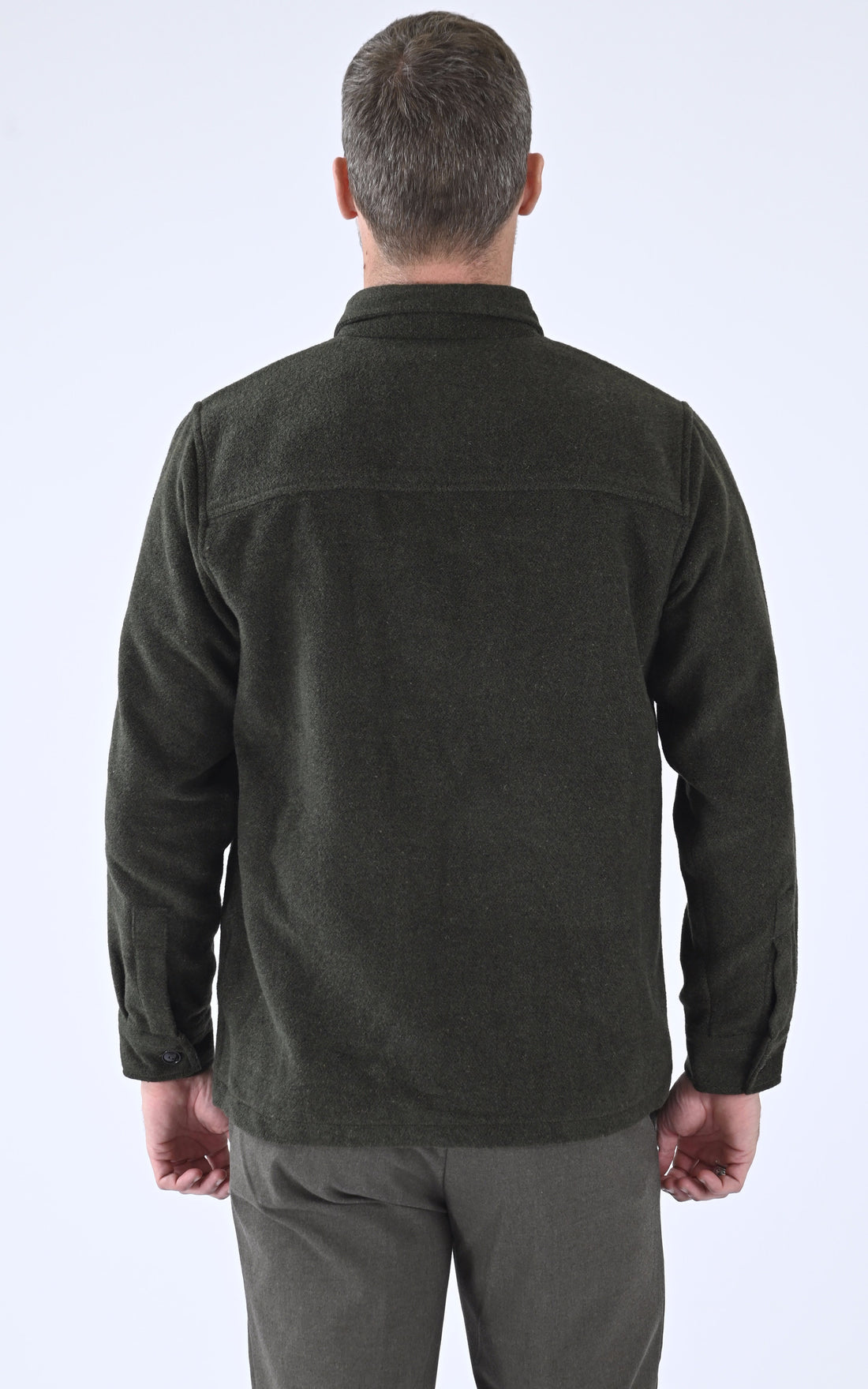 A &quot;SH CARL 3&quot; Kaki Schott Chemise Homme opened photo