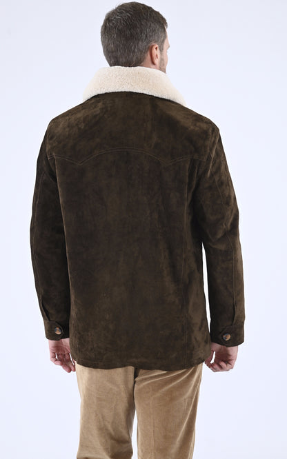 A &quot;CARAVAN 103682&quot; Marron Iron&amp;Resin Veste Homme back photo