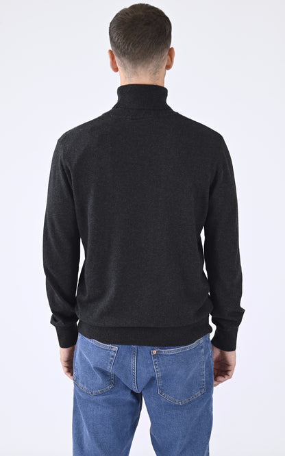 A &quot;PLBEAL4&quot; Anthracite Schott Pull Homme back photo