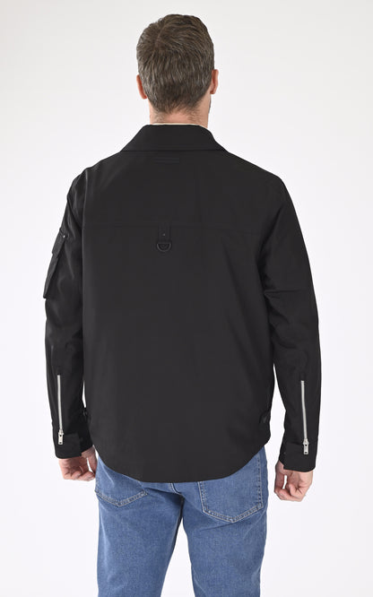 A &quot;CHARLESBOURG JKT M15MJ142&quot; Noir Moose Knuckles Veste Homme back photo