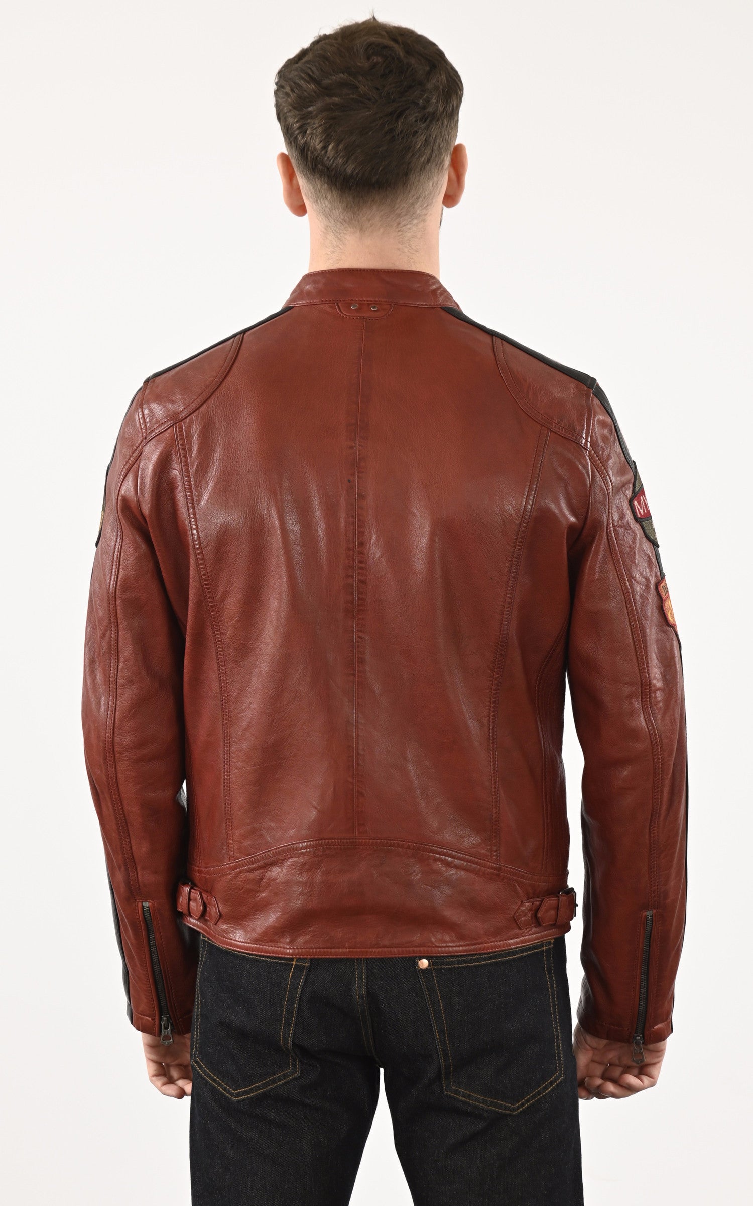 A &quot;WARTBURG 102832&quot; Rouge Daytona 73 Blouson Homme back photo