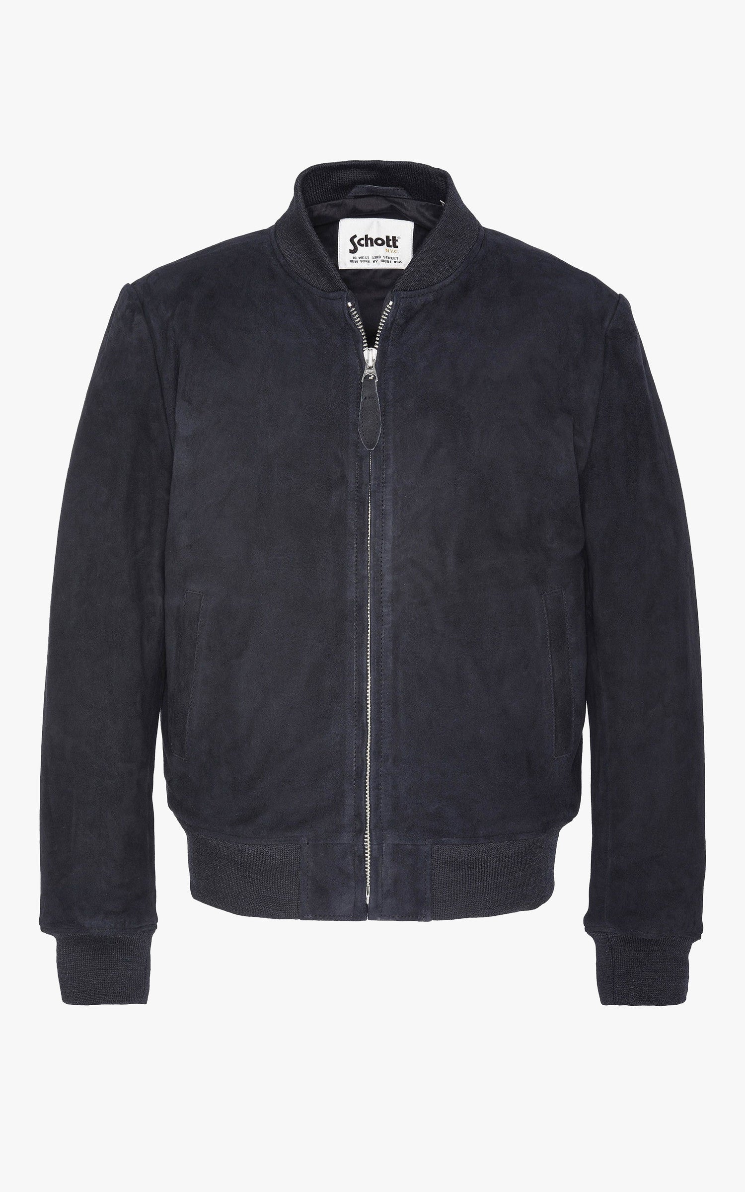 A &quot;LC300&quot; Navy Schott Blouson Homme details photo 5