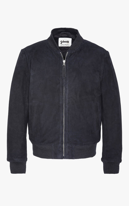 A &quot;LC300&quot; Navy Schott Blouson Homme details photo
