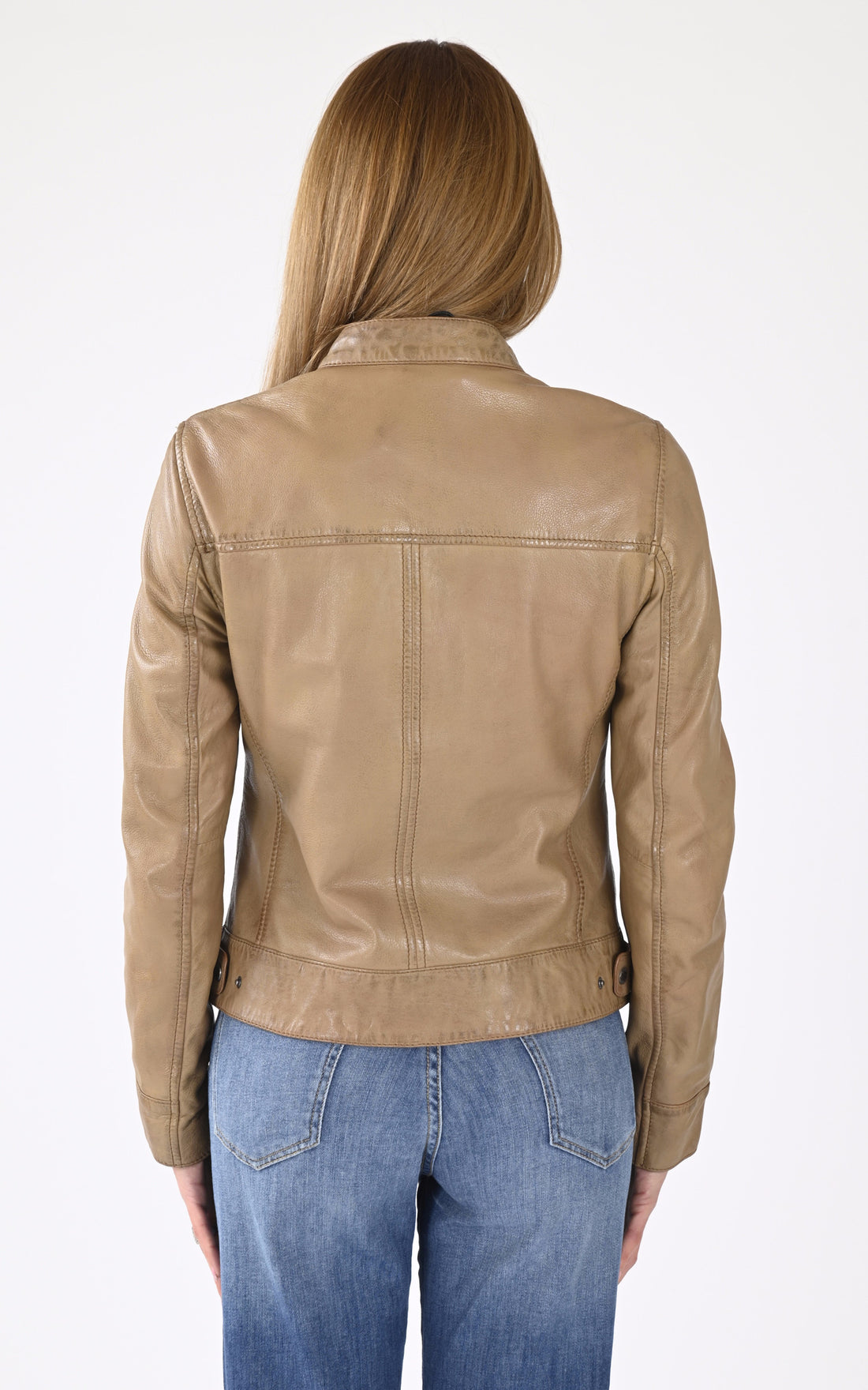 A &quot;RITZ 64952&quot; Marron Clair Oakwood Blouson Femme opened photo