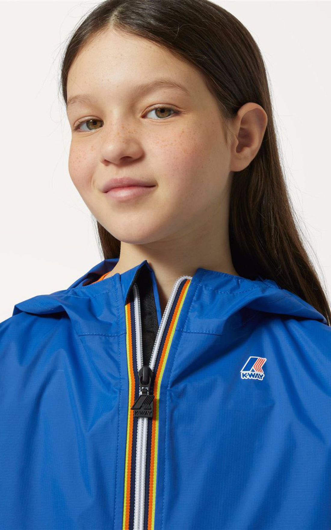 A &quot;CLAUDE KIDS 22HK81253W&quot; Bleu K-Way Blouson Enfant opened photo
