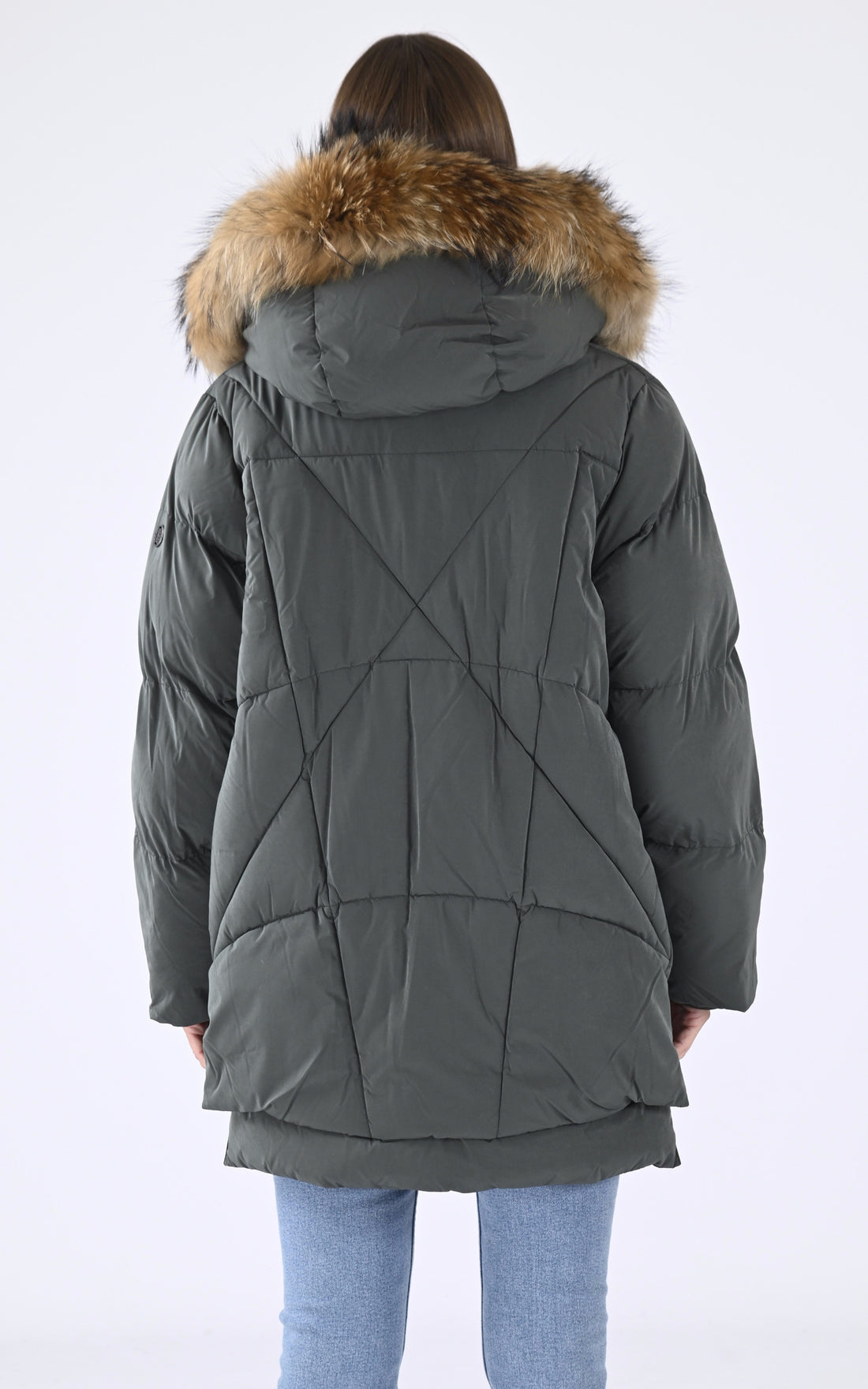 A &quot;FROST 515&quot; Kaki Blonde n°8 Ves Doudoune Femme opened photo