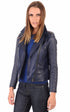 A "LESLA CLOUX FF" Marine La Canadienne Blouson Femme opened photo