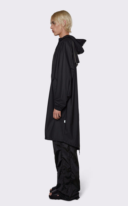 A &quot;18140 FISHTAIL PARKA&quot; Noir Rains 7/8 Mixte back photo