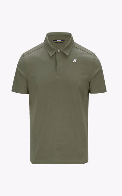 A &quot;VINCELLE K61419W&quot; Vert K-Way Polo Homme details photo