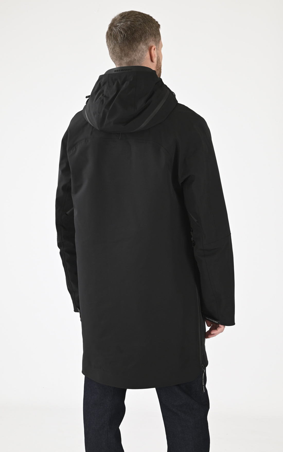 A &quot;PLANCK QM481&quot; Noir Krakatau 3/4 Parka Homme opened photo