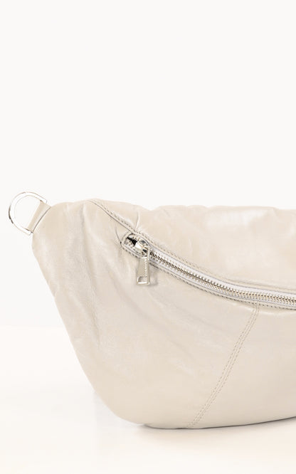 A &quot;MURILLO METAL&quot; Argenté Oakwood sac_banane Femme details photo
