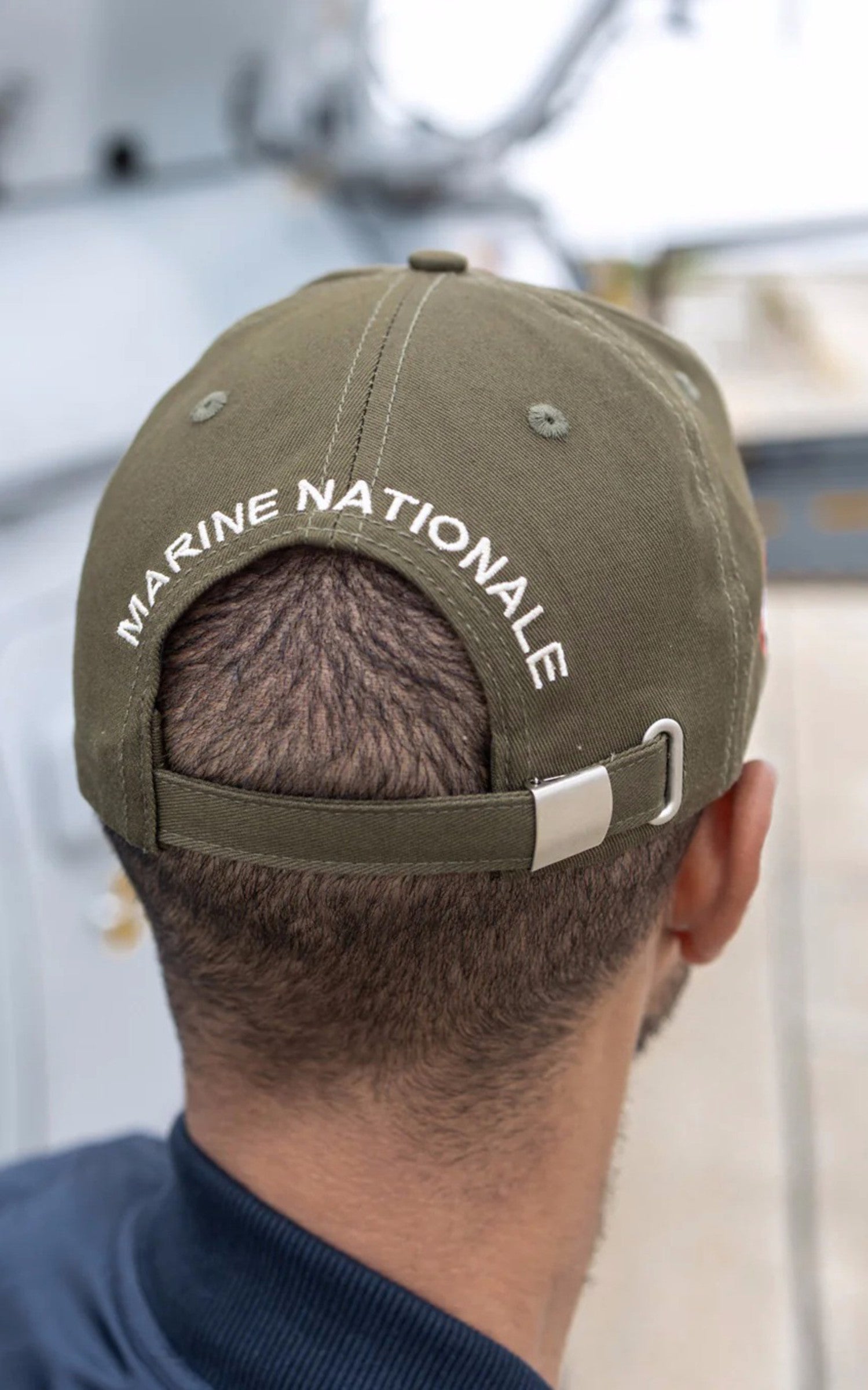 A &quot;PILATUS MN  103949&quot; Kaki Marine Nationale Casquette Mixte back photo 2