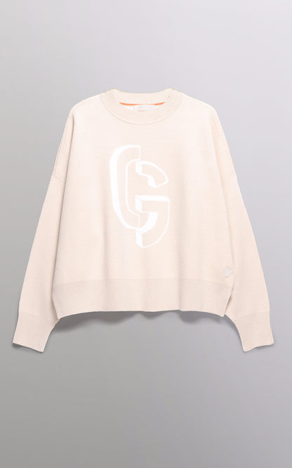 A &quot;NATALIA&quot; Beige Gertrude Pull Femme back photo
