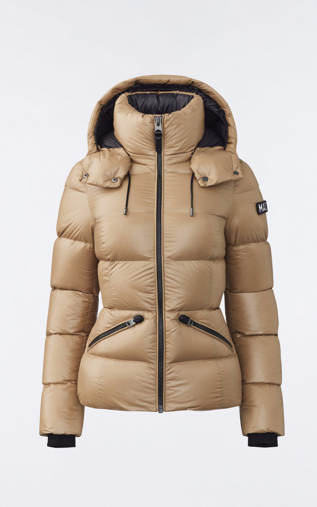 A &quot;MADALYNE-V&quot; Camel Mackage Ves Doudoune Femme closed photo