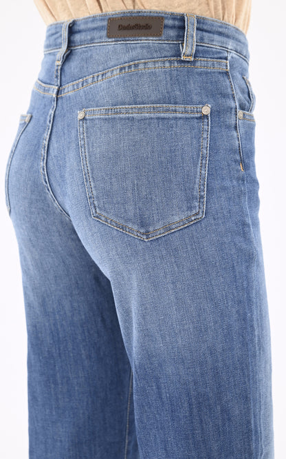 A &quot;TIAGO&quot; Bleu Denim Studio Pantalon Femme details photo
