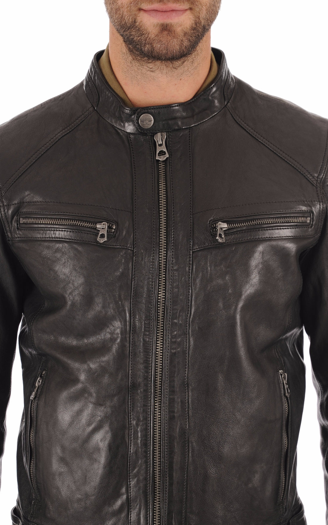 A &quot;COLLINS 101046&quot; Noir Daytona 73 Blouson Homme opened photo