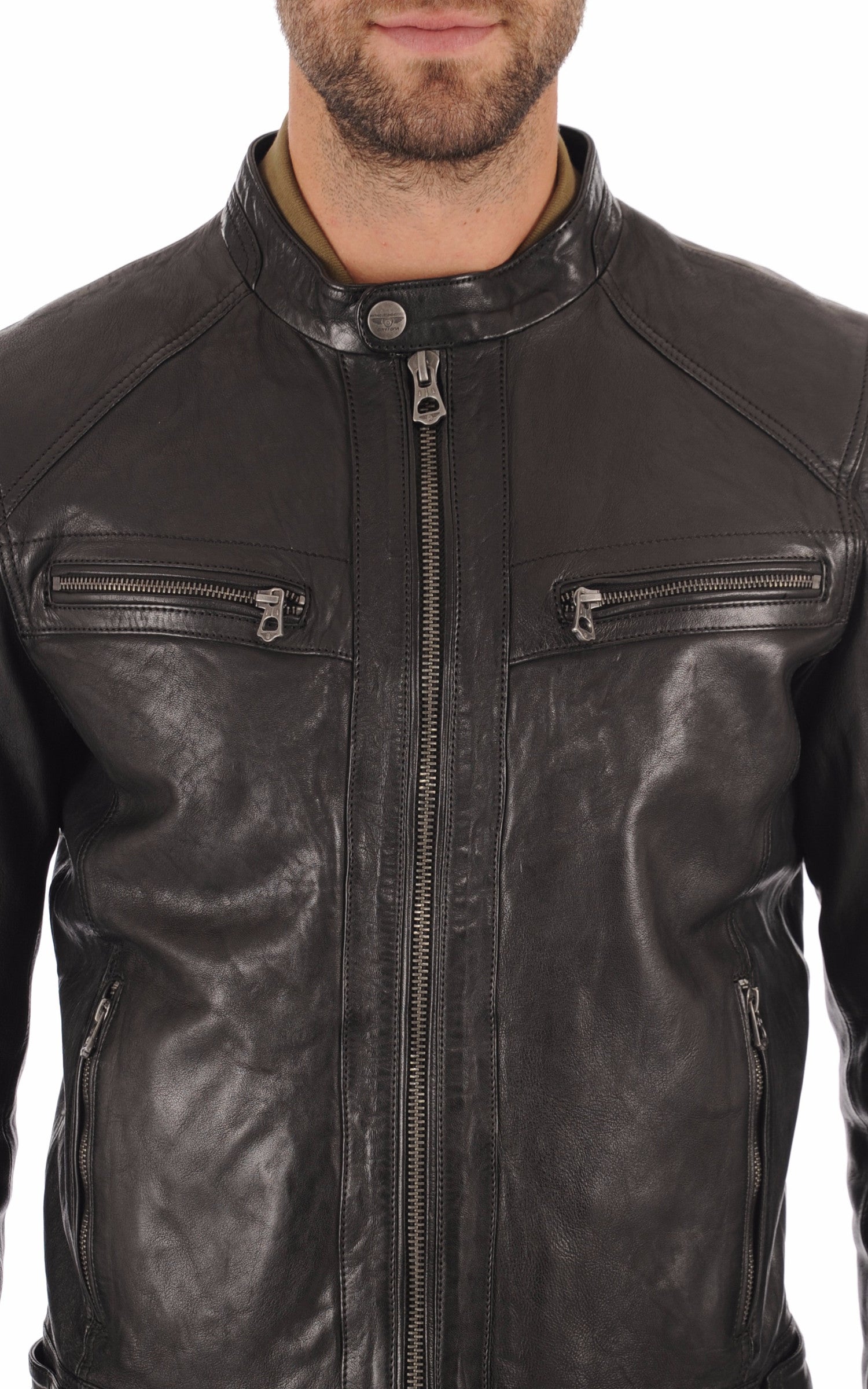 A &quot;COLLINS 101046&quot; Noir Daytona 73 Blouson Homme details photo