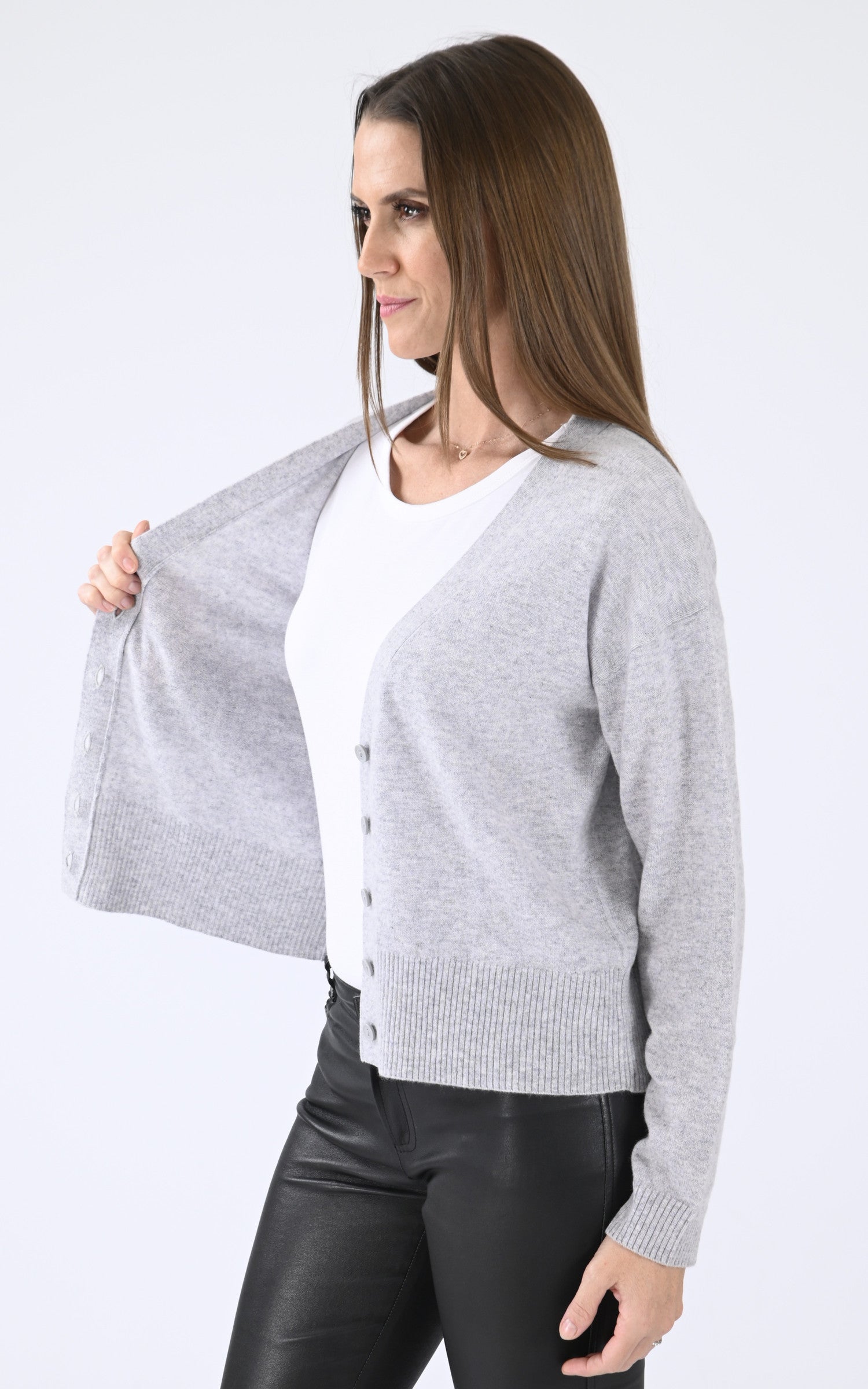 A &quot;SONORI 4401012&quot; Gris Notshy cardigan Femme interior photo 3